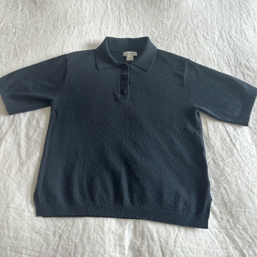 COS Classic Navy women Polo Shirt
